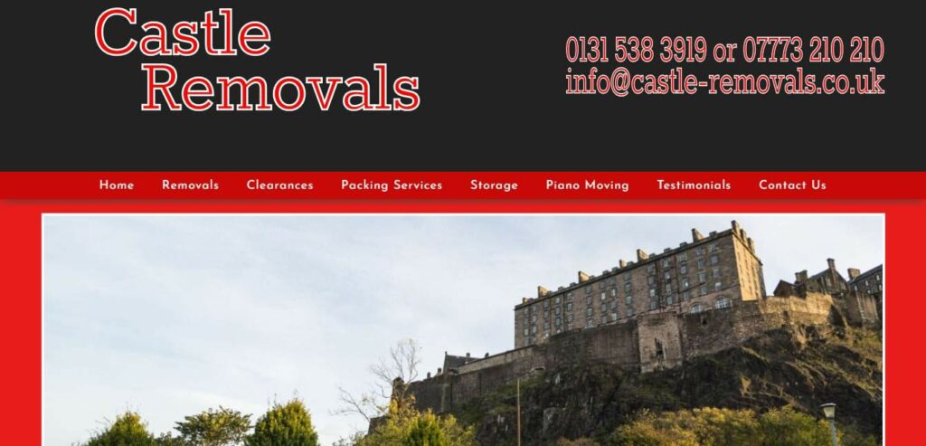 Castle Removals' Homepage