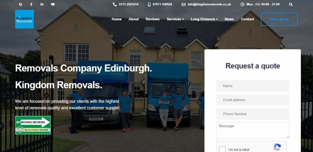 Kingdom Removals' Homepage