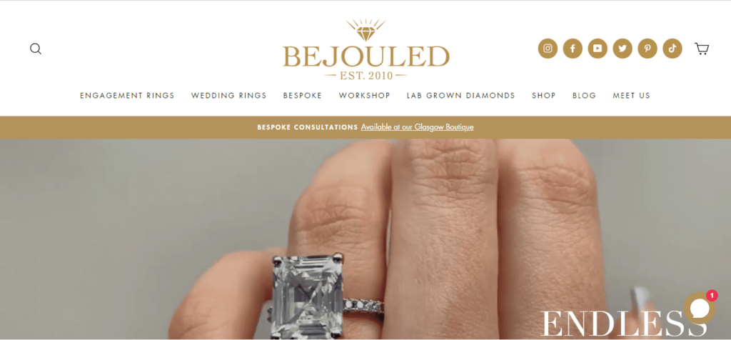 Bejouled Homepage
