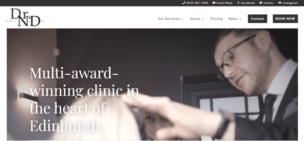 Dr. Nestor's Medical Cosmetic Centre Homepage