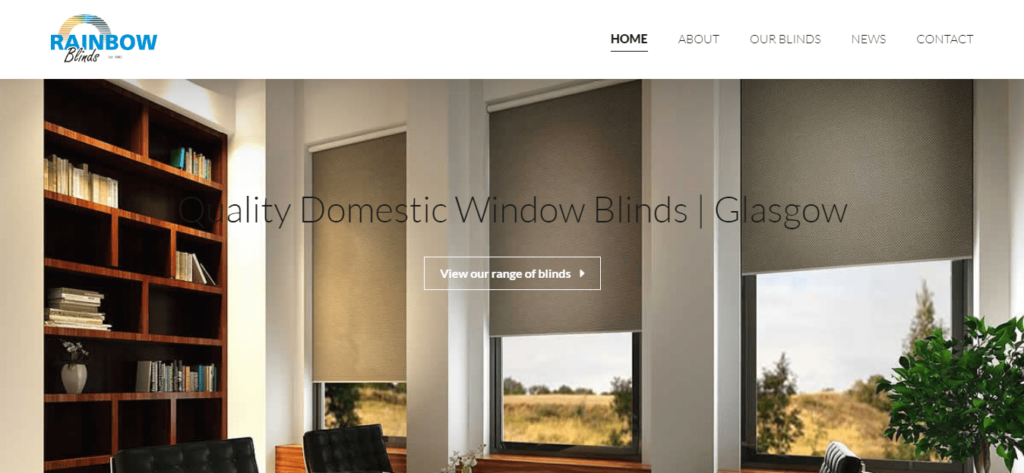 Rainbow Blinds Homepage