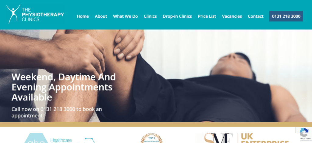 The Physiotherapy Clinics Homepage