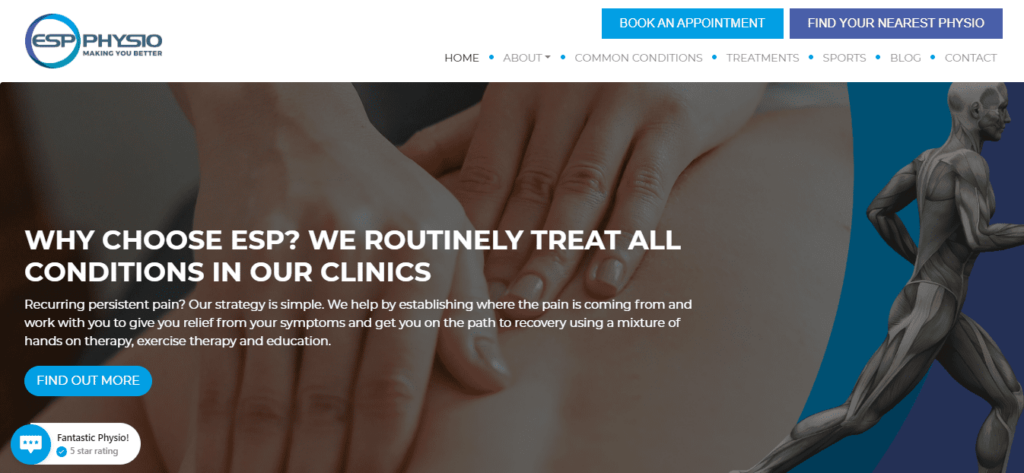 ESP Physiotherapy Homepage