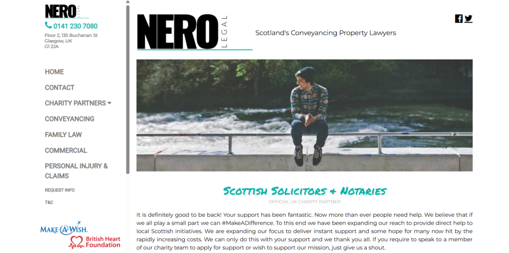 nero legal homepage