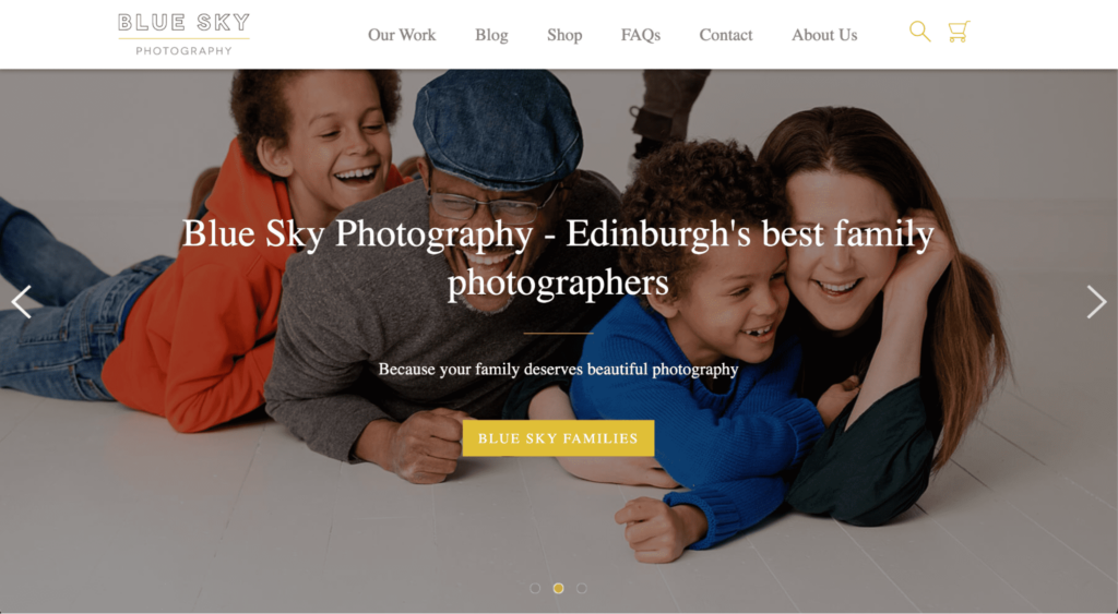 Blue Sky Photography Homepage