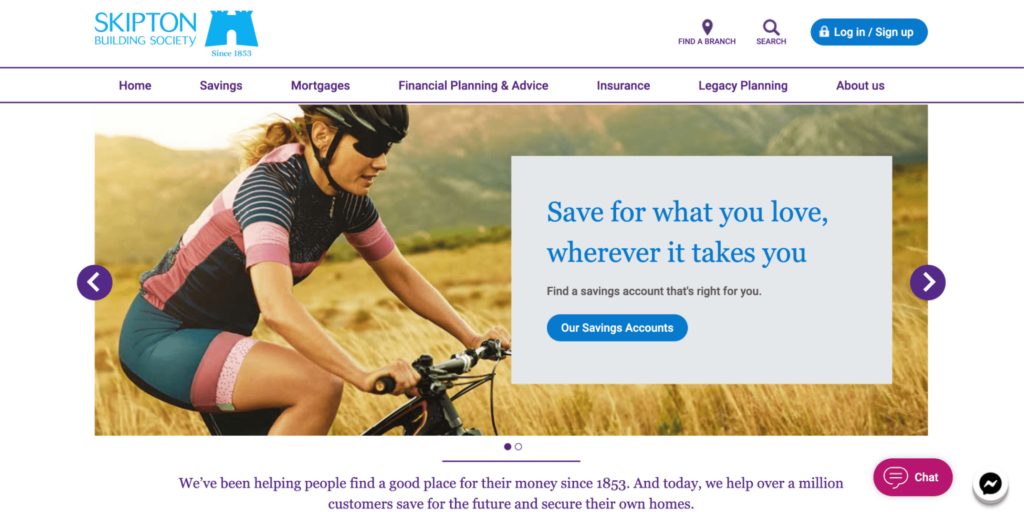 Skipton Building Society Homepage