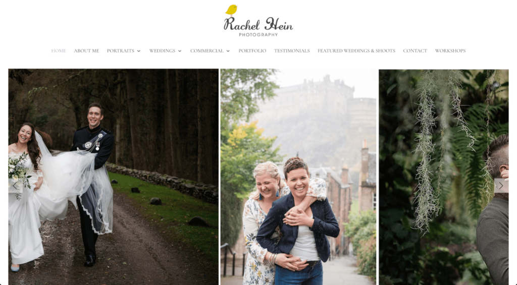 Rachel Hein Photography Homepage