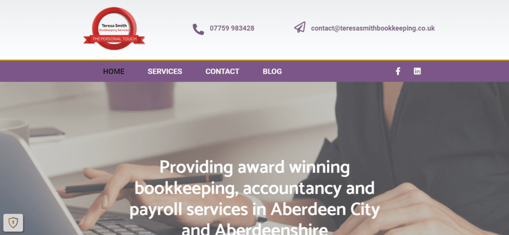Teresa Smith Bookkeeping Services Homepage
