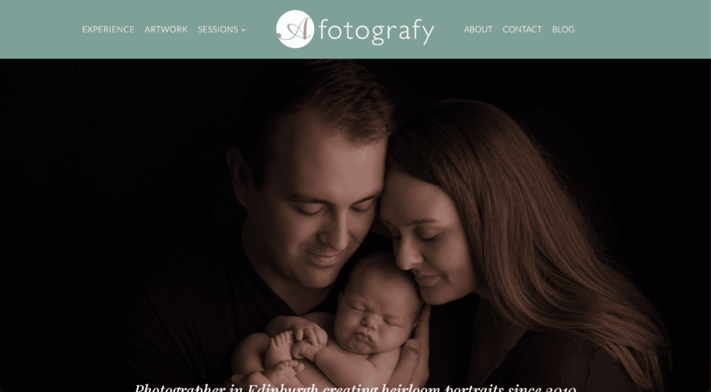 A-Fotografy homepage