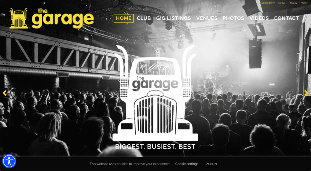 The Garage Homepage