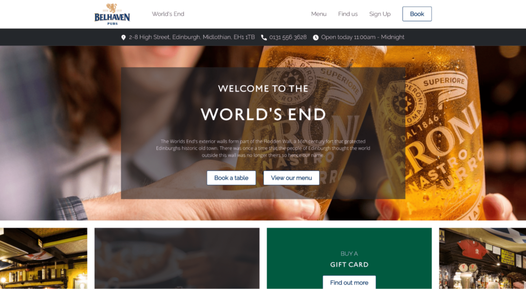 The World’s End Homepage