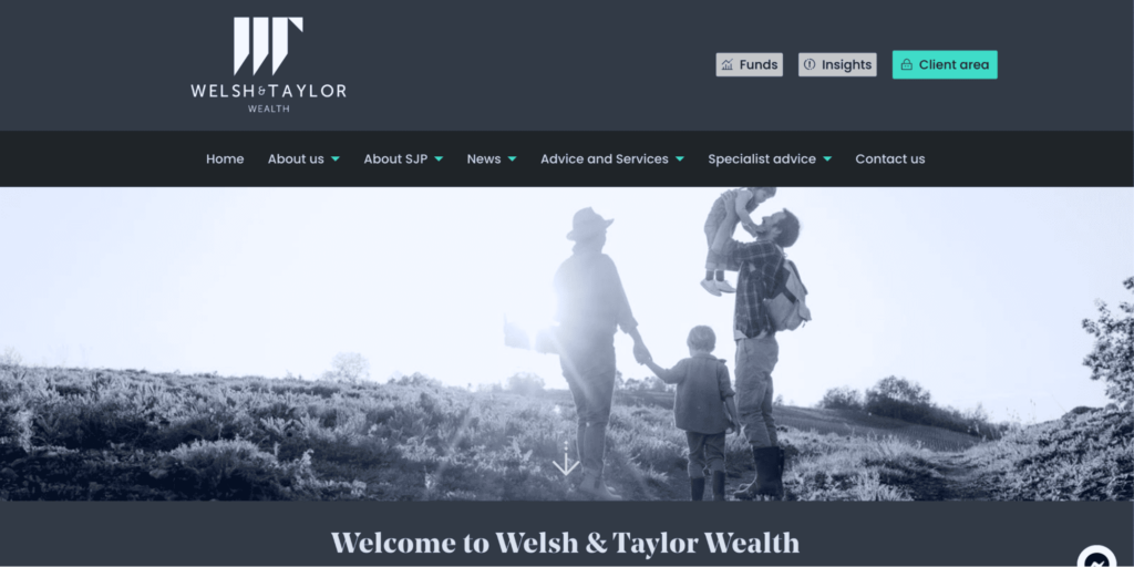 Welsh and Taylor Wealth Homepage