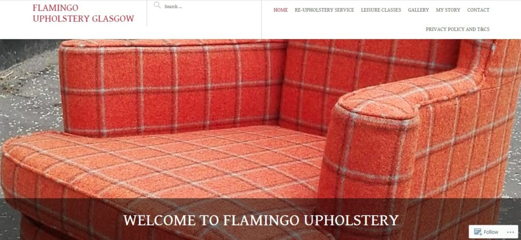 Flamingo Upholstery's Homepage