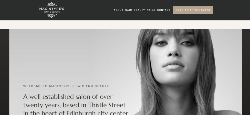 Macintyre’s Hair & Beauty's Homepage