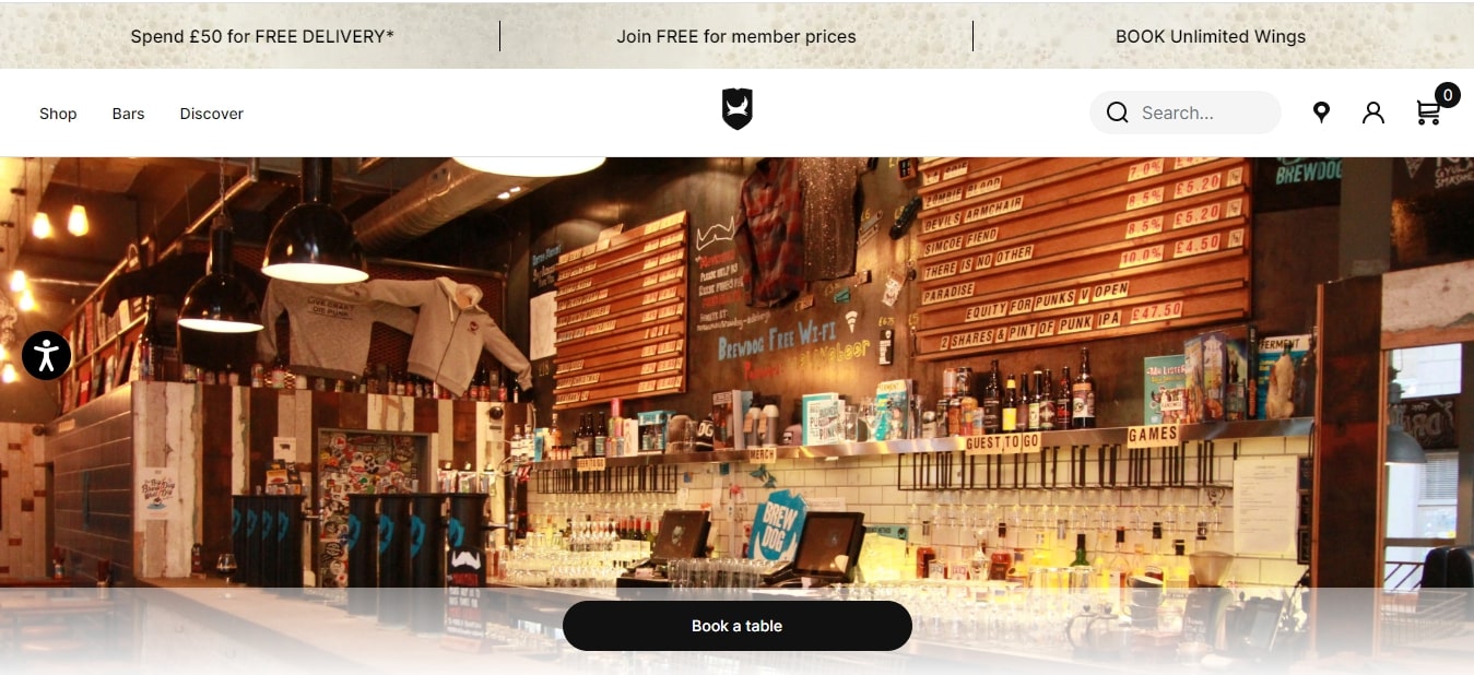 BrewDog Edinburgh Cowgate's Homepage