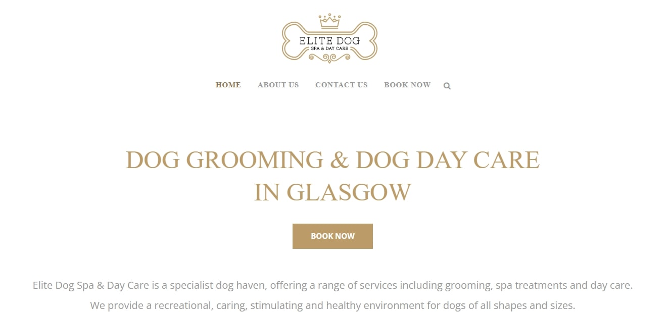 Elite Dog Spa & Day Care's Homepage