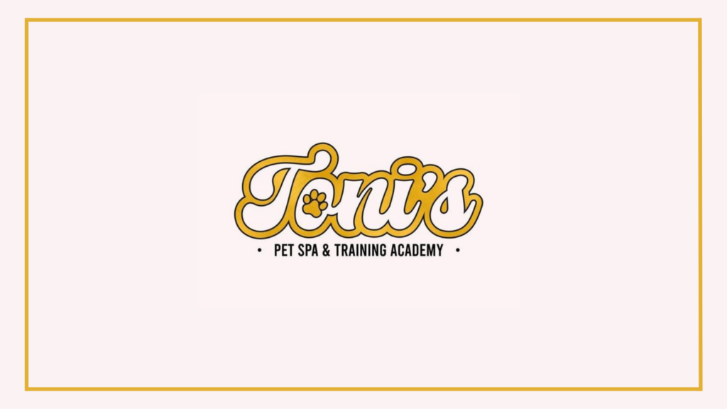 toni's pet spa and training academy logo