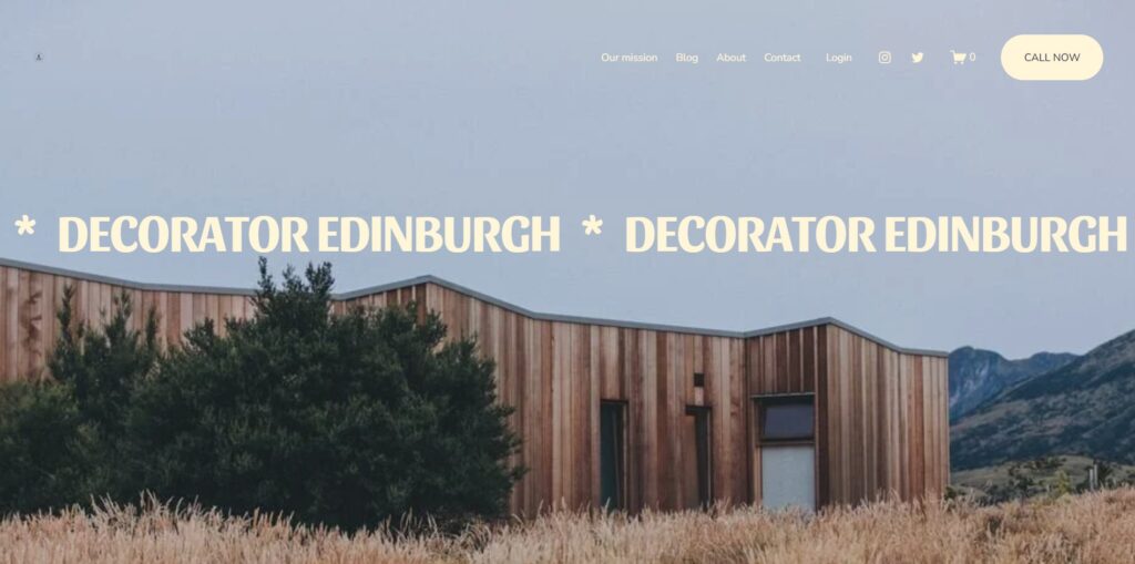 decorator edinburgh homepage