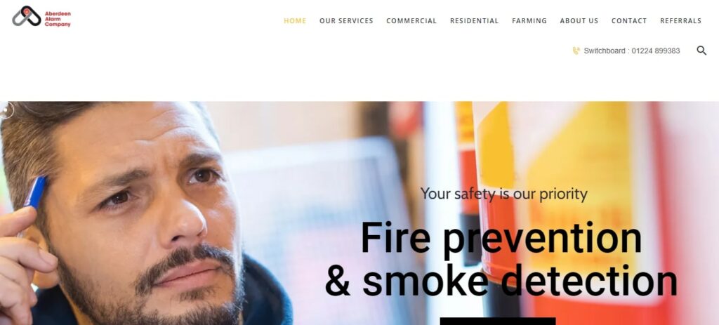 Aberdeen Alarm Company's Homepage