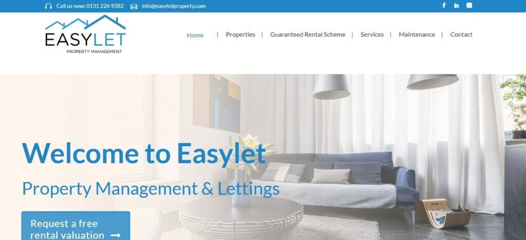 Easylet Property Management's Homepage