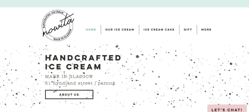 Nowita Ice Cream's Homepage