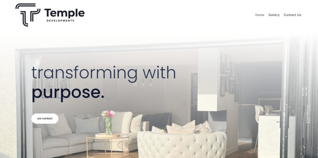 temple developments homepage