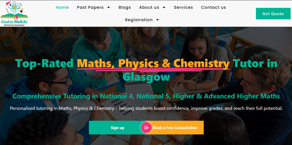 excel in mathsci homepage